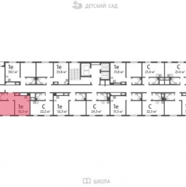 Продажа 1-комн квартиры на вторичном рынке Ковалёво, Поперечная улица