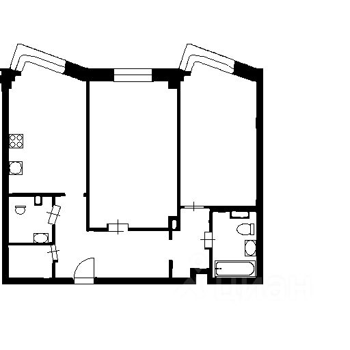 Аренда 2-комн квартиры на вторичном рынке Петровский проспект, 2с2