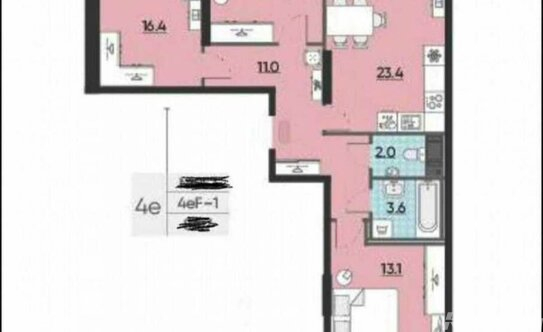 Продажа 3-комн квартиры на вторичном рынке Октябрьская наб,  д. 40