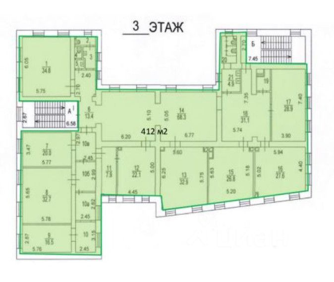 Аренда офиса Нововаганьковский переулок,  д. 2