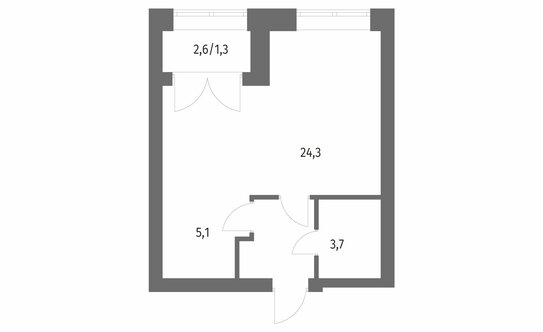 Продажа 1-комн квартиры на вторичном рынке улица Академика Константинова,  д. 1 к1 с1