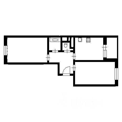 Аренда 2-комн квартиры на вторичном рынке Люберцы, улица Весенняя, 14
