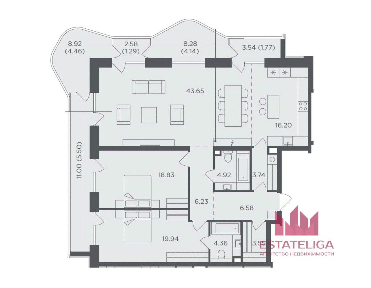 Продажа 3-комн квартиры на вторичном рынке улица Эдуарда Стрельцова, 2к2