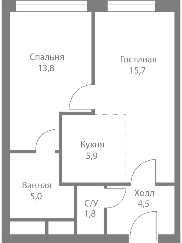 Продажа 1-комн квартиры в новостройке Москва г., Сколковское ш.,  к. 4
