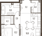 Продать Квартиры в новостройке Москва г., Летниковская ул.   4