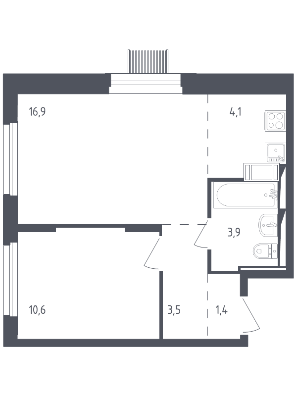 Продажа 1-комн квартиры в новостройке Мытищи г., 1-й Стрелковый пер.,  к. 4.2
