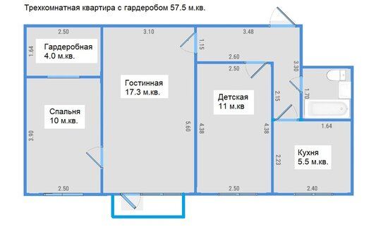 Продажа 3-комн квартиры на вторичном рынке Гальчино, б-р 60-летия СССР,  д. 8