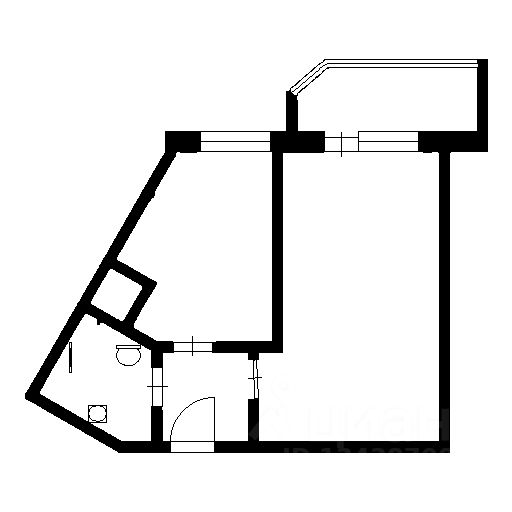 Аренда 1-комн квартиры на вторичном рынке Октябрьская набережная, 124к7