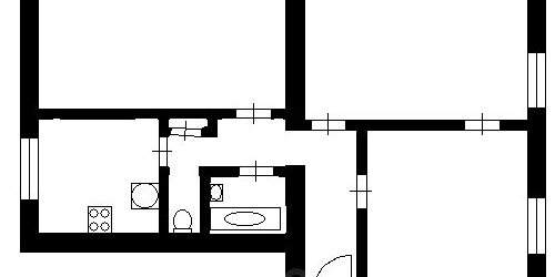 3-комн квартира набережная Черной речки, 8