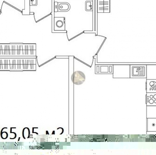 2-комн квартира ул Гранитная,  д. 48