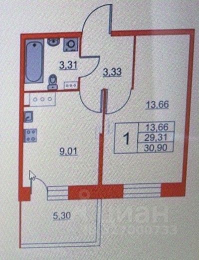 Продажа 1-комн квартиры на вторичном рынке Кудрово г., улица Солнечная, 10к1