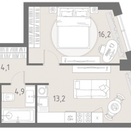 Продажа 2-комн квартиры в новостройке Верейская улица,  д. 23