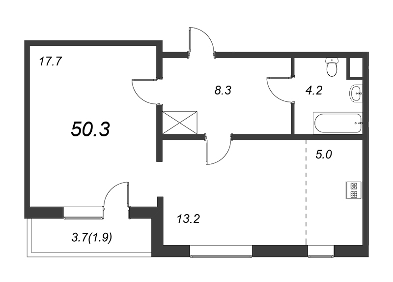 Продажа 1-комн квартиры в новостройке Битца п., Варшавское ш.,  к. 6