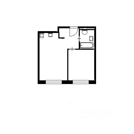 Продажа 1-комн квартиры на вторичном рынке улица Римского-Корсакова, 11к3