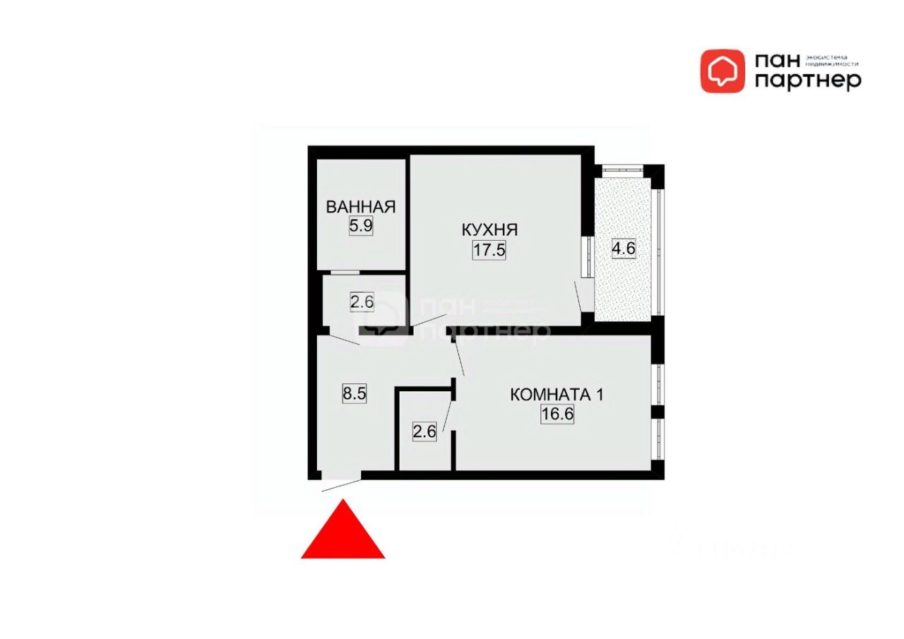 Продажа 1-комн квартиры на вторичном рынке 12-я Красноармейская улица, 26