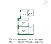 Продать Квартиры в новостройке Сертолово г., Дмитрия Кожемякина ул.   3