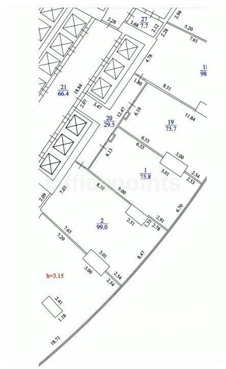 Аренда офиса Красногвардейский 1-й проезд