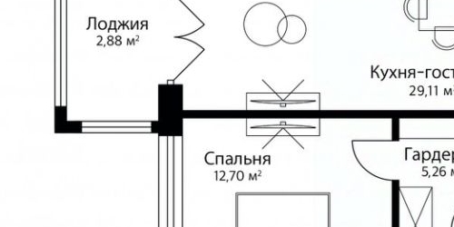 4-комн квартира Живописная улица, 21А