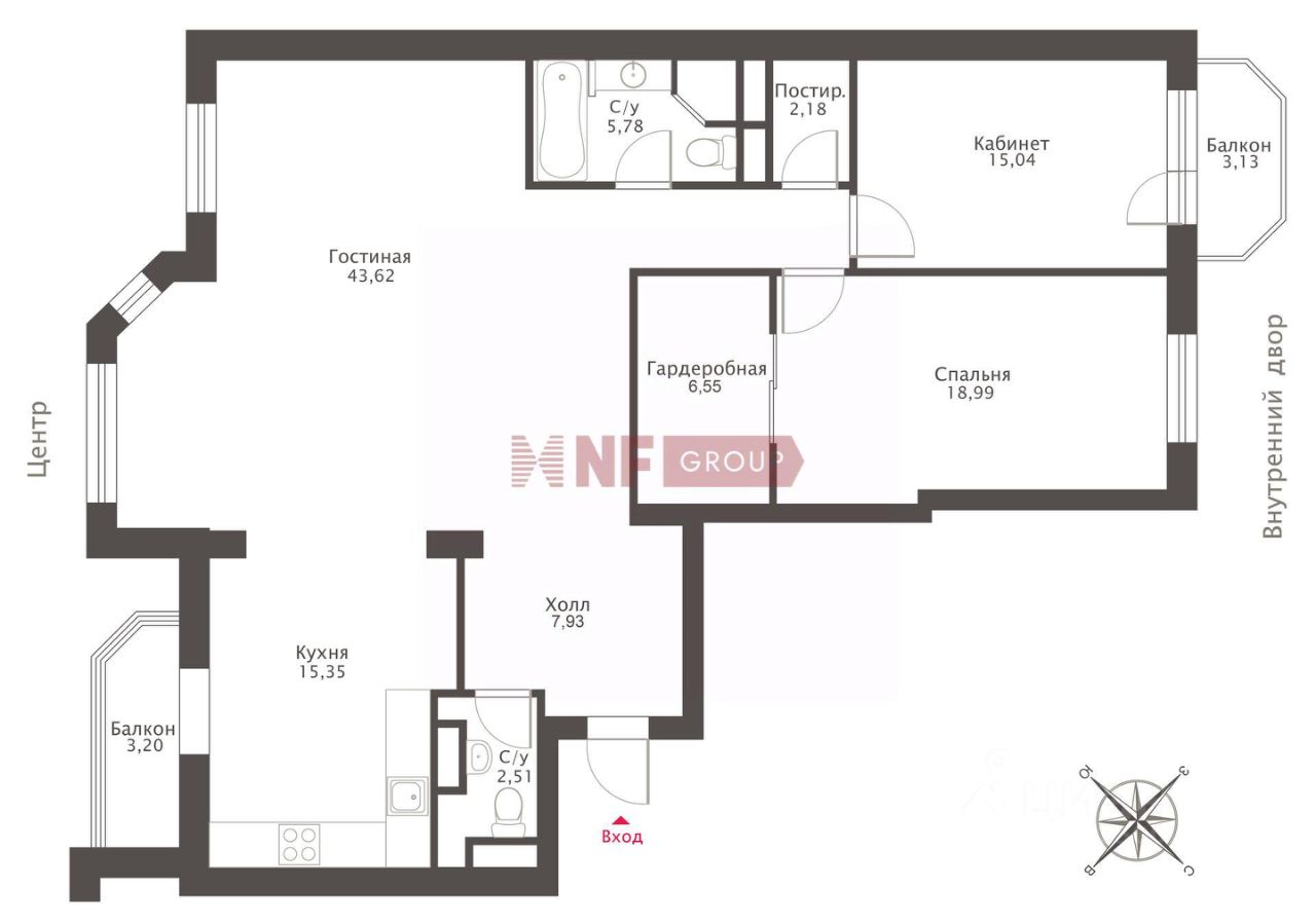 Продажа 3-комн квартиры на вторичном рынке Мичуринский проспект, 3