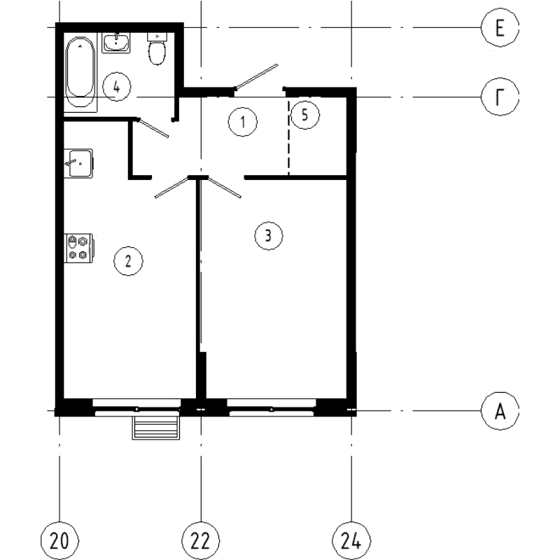 Продажа 1-комн квартиры в новостройке Мурино п., Южный проезд,  к. 1.11