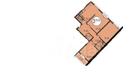 3-комн квартира Рублевское шоссе, 70к5