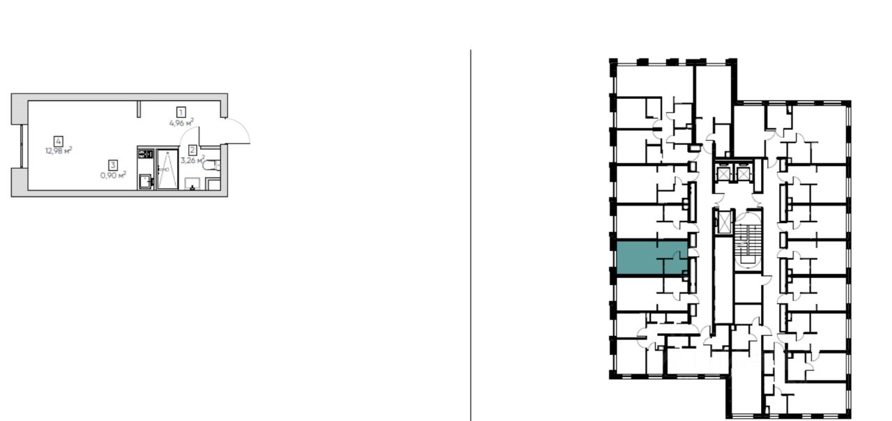 Продажа студии Автомобильный проезд, 4