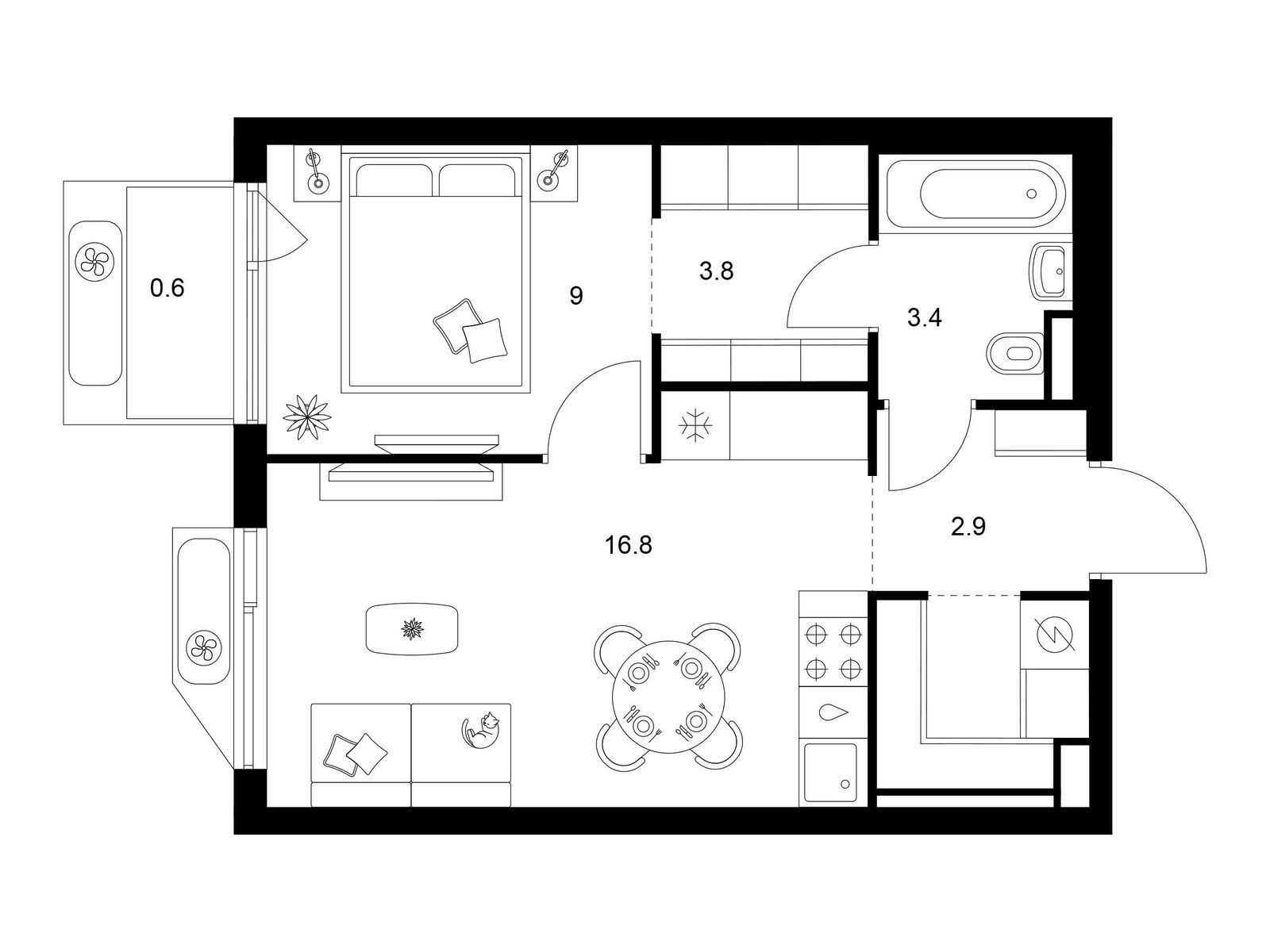 Продажа 1-комн квартиры в новостройке ЖК Алтуфьевское 53, корп.1.1