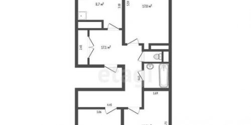 3-комн квартира ул Нижегородская,  д. 17
