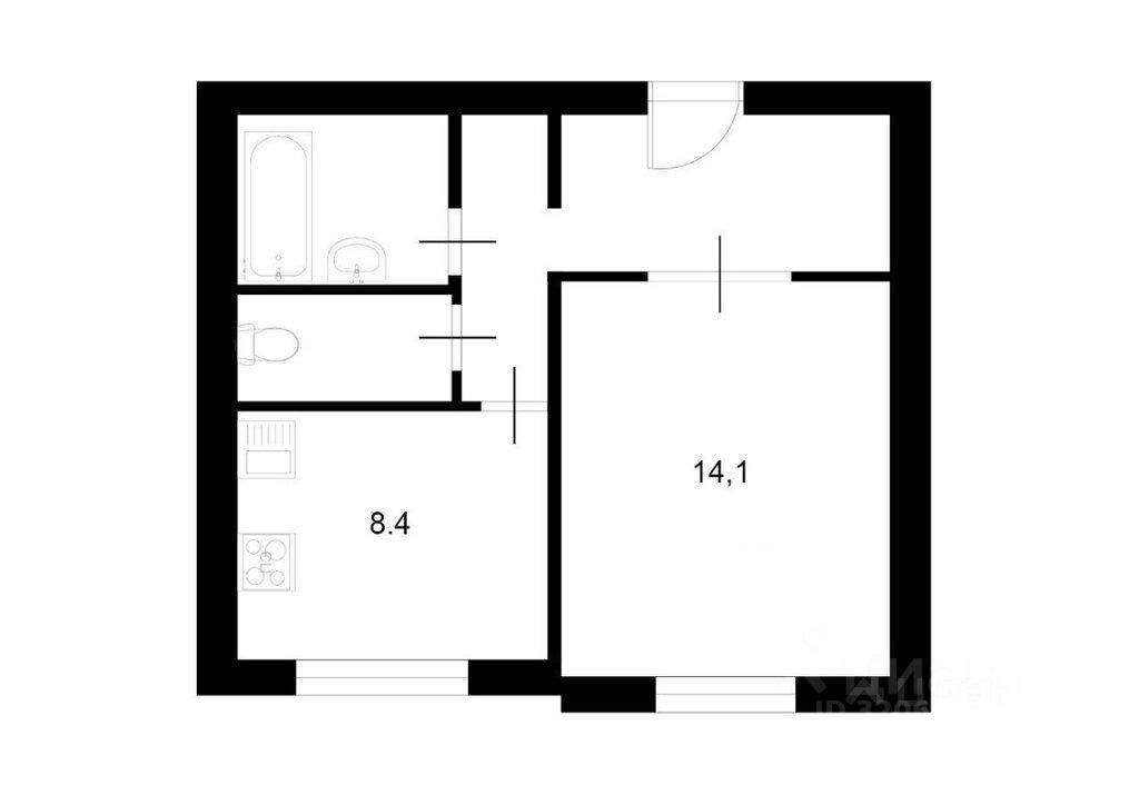 Продажа 1-комн квартиры на вторичном рынке Можайское шоссе, 37