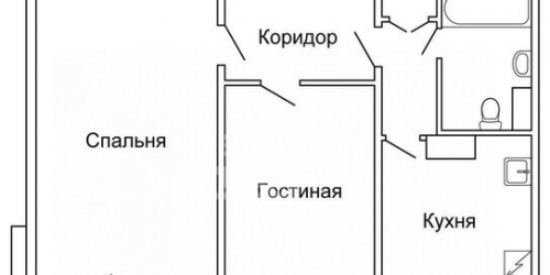 2-комн квартира Молодогвардейская улица,  д. 34