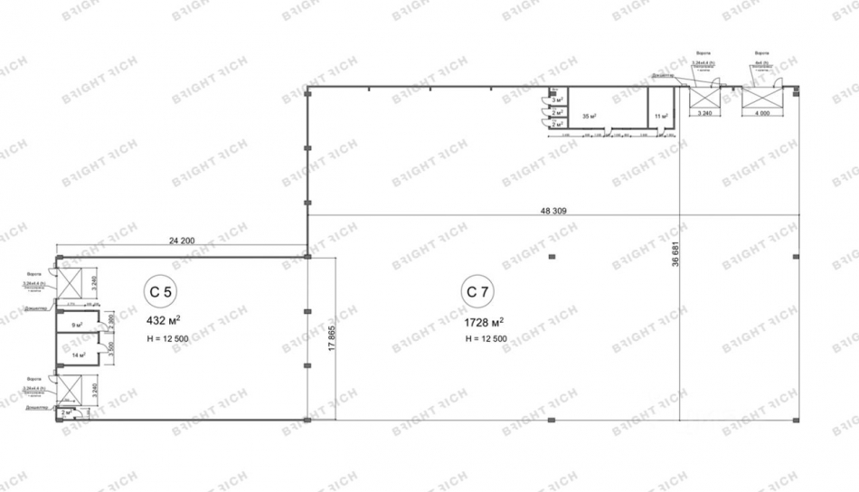 Аренда склада 1-й Верхний пер,  д. 12