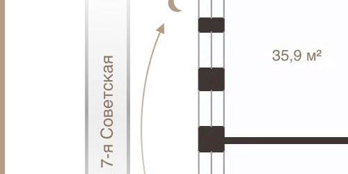 5-комн квартира 7-я Советская улица, 40
