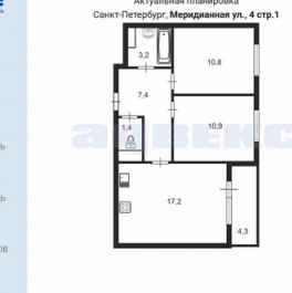 Продажа 2-комн квартиры на вторичном рынке Струве ул,  д. 18