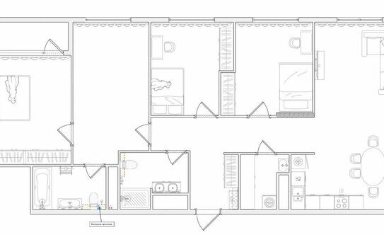 Продажа 5-комн квартиры на вторичном рынке Новоалексеевская улица