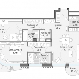 Продажа 2-комн квартиры в новостройке Москва г, Толмачевский Б. пер.
