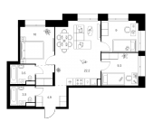 Продать Квартиры в новостройке Москва г., Ильменский проезд   1.1.1
