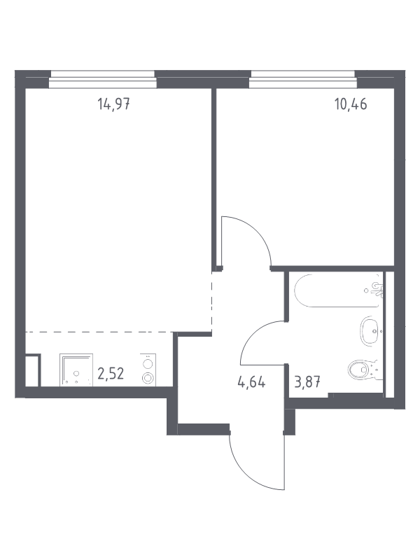 Продажа 1-комн квартиры в новостройке Кокошкино д,  к. 23