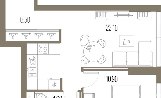 Продажа 1-комн квартиры в новостройке Ленинградское ш