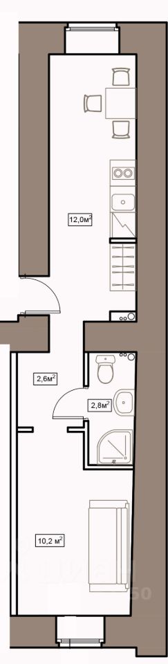 Продажа 1-комн квартиры на вторичном рынке Ломоносов, Дворцовый проспект, 14/9