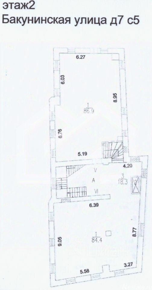 Продажа ПСН ул Бакунинская,  д. 7,  к. 5