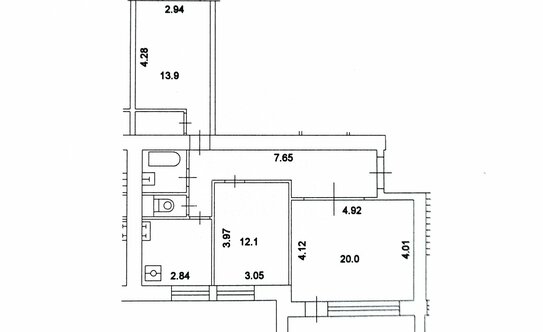 Продажа 3-комн квартиры на вторичном рынке Кутузовский пр-кт,  д. 3