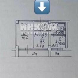 Продажа 2-комн квартиры на вторичном рынке Андропова пр-кт,  д. 13/32
