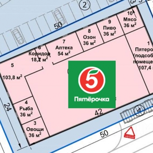 Торговое помещение Горная Шальдиха, Сиреневая улица,  д. 1А