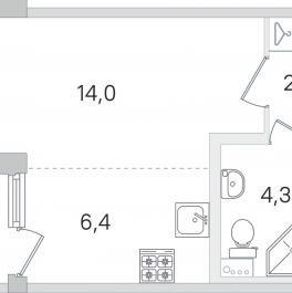 Продажа студии Пушкин г., Гусарская ул. Продажа студии Пушкин г., Гусарская ул.