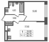 Продать Квартиры в новостройке Санкт-Петербург г., Октябрьская наб.   1.1