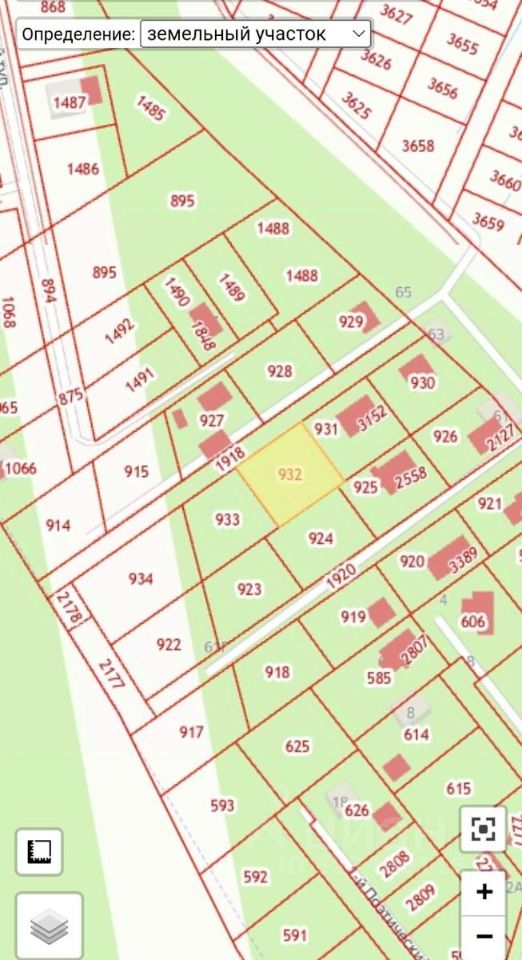 Продажа земли Всеволожск, улица Рубцова, 63