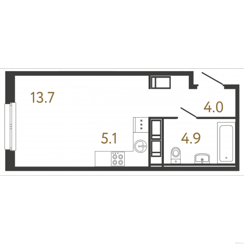 Студия набережная Обводного канала, 118А