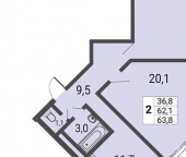 Продать Квартиры вторичка Некрасовка п  10 