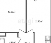 Продать Квартиры вторичка Кудрово г, Европейский пр-кт  13 к1 