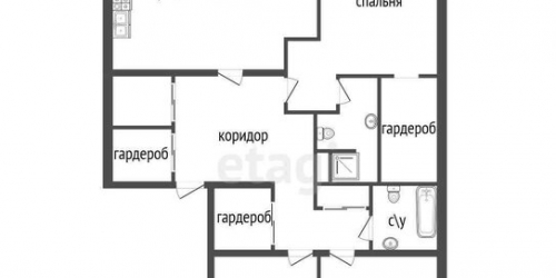 4-комн квартира Басков пер,  д. 2